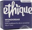 ethique wonderbar lightweight solid conditioner bar for oily to balanced hair - sulfate-free, plastic-free, vegan, cruelty-free, eco-friendly, 2.12 oz (pack of 1) logo