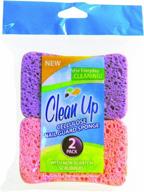 clean up cellulose sponge 2 pack logo