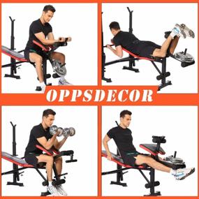 img 3 attached to Adjustable Weight Bench With Preacher Curl, Leg Developer And Full-Body Workout For Home Gym Olympic Weightlifting Bed