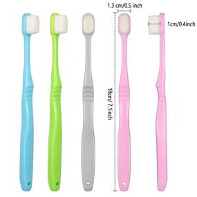 img 2 attached to 🌱 Delicate Micro Nano Bristles for Gentle Kids' Oral Health - Toothbrushes & Accessories