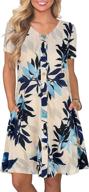 manydress women's summer dresses with convenient pockets - women's clothing логотип