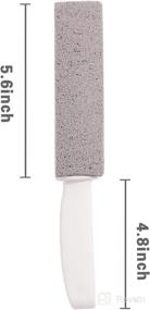 img 3 attached to 🚽 RPYUEYOU Pumice Stone Toilet Cleaner with Long Handle - Versatile Cleaning Tool for Toilets, Grills, Tiles, Grout, Pools [2 Pack]