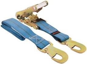 img 2 attached to 🔒 Erickson 58503 Blue 2" x 7' Car Tie-Down Strap with Snap Closure Hooks - Securing Your Vehicle Made Easy!