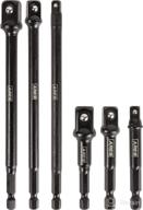 🔧 ares 70382 - impact grade socket adapter set: transform your impact drill driver into a high-speed socket driver- 6-piece set with 3-inch and 6-inch sizes, 1/4-inch, 3/8-inch, and 1/2-inch drive sizes included logo