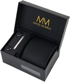 img 3 attached to Massi Morino Handkerchief Cufflinks Italian