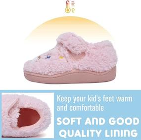 img 1 attached to Toddler Slippers Lightweight Comfort U121WTMTDK489 EL Shark 24 Boys' Shoes via Slippers