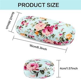 img 3 attached to 🕶️ Protective Shell for Sunglasses & Eyewear - EZESO Glasses Case: Convenient Women Men's Accessories