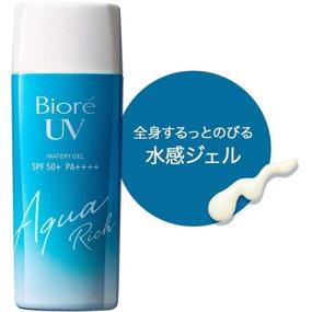 img 2 attached to 🌞 Protect Your Skin with Biore Aqua Rich Watery SPF50: Ultimate Sunscreen for Hydrated and UV-Protected Skin