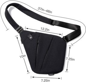 img 1 attached to Shoulder Backpack Crossbody Travel Outdoors Backpacks : Casual Daypacks