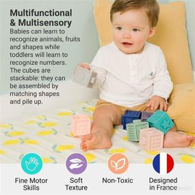 img 3 attached to 🧩 Exploring BabyToLove MyDiscovery Cubes: Stimulating Early Childhood Development with Multifunctional and Multisensory Blocks!