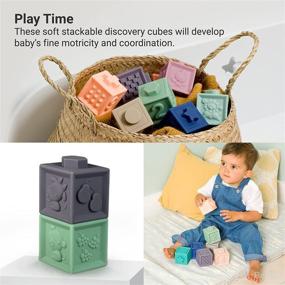 img 2 attached to 🧩 Exploring BabyToLove MyDiscovery Cubes: Stimulating Early Childhood Development with Multifunctional and Multisensory Blocks!