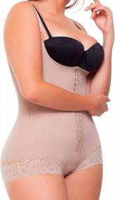 img 3 attached to Fajitex Fajas Colombianas Reductoras Y Moldeadoras - High Compression Garment For Post-Liposuction Full Body Shaping