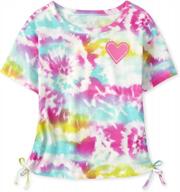 comfortable and stylish short sleeve active shirts for girls at the children's place logo