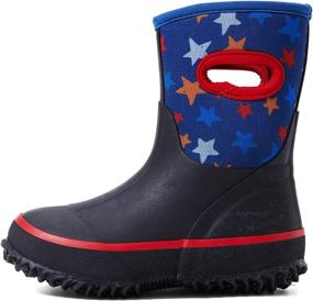 img 4 attached to PENNYSUE Toddler Neoprene Boots Girls Boys' Shoes : Boots