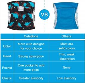img 2 attached to Washable Male Dog Belly Wraps: Keep Your Pup Clean And Mess-Free With CuteBone Diapers (DM07XS)