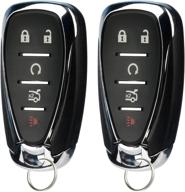 🔑 2016-2019 chevy camaro malibu cruze smart key fob keyless entry remote - 2 pack (hyq4ea) логотип