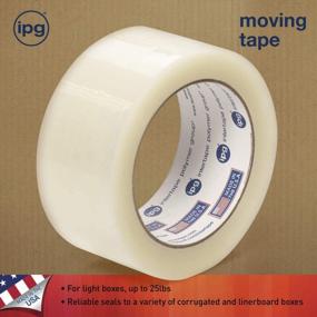 img 3 attached to IPG Moving Tape, 1.88" X 54.6 Yd, Clear (2-Pack) (2892)