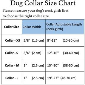 img 2 attached to Dog Leash And Collar Set With 6 Length Choices (25FT, 15FT, 10FT, 6FT, 5FT & 4 FT) & 4 Neck Size Choices For X-Small To Large Dogs