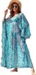 stylish plus size beach cover up: boho lace kimono in solid color for women's swimsuit logo