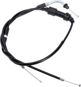 img 4 attached to 🏍️ QAZAKY Throttle Cable Compatible with Yamaha Y-Zinger PW50 Dirt Bike Assy 1981-2009 - Premium Quality and Superior Performance