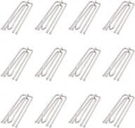 transform your curtains with adiyer's stainless steel curtain pleater tape hooks - 25 pack with long neck and 4 prongs pinch for perfect drapery pleats - 7cm length logo