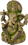 🏞️ exotic environments ganesha statue with moss - blue ribbon 006159 логотип