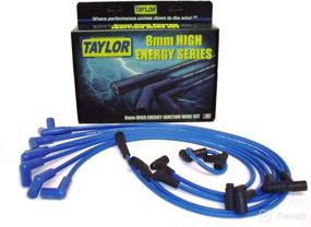 img 2 attached to 🔷 Taylor Cable 64602 Hi-Energy Spark Plug Wire Set: Enhanced Performance and Stunning Blue Design