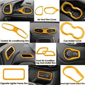 img 1 attached to 31 PCs Car Interior Accessories Trim - Air Conditioning Vent Decoration &Amp Car Care