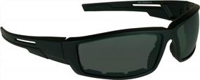 img 4 attached to Windproof Foam Padded Sunglasses For Motorcycle Riding Safety - Men'S Shield