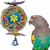🐦 sb611 beakwhich bird toy by super bird creations - medium bird size 9" x 5" x 4 logo