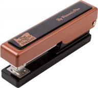 praxxispro oregon stapler: built in usa, staple remover & powerhouse staples - 2-25 sheets, 1,250 box (copper/black) for home/school/office use logo