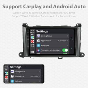 img 3 attached to Android Car Radio Play For 2011-2014 Toyota Sienna,Android 11.0 Octa Core 2G RAM 32G ROM Support Bluetooth 5.0 Steering Wheel Control Mirror Link EZoneTronics