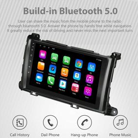 img 1 attached to Android Car Radio Play For 2011-2014 Toyota Sienna,Android 11.0 Octa Core 2G RAM 32G ROM Support Bluetooth 5.0 Steering Wheel Control Mirror Link EZoneTronics