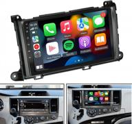 android car radio play для 2011-2014 toyota sienna, android 11.0 octa core 2g ram 32g rom поддержка bluetooth 5.0 управление рулевым колесом mirror link ezonetronics логотип