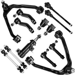 img 4 attached to 🔧 High-Performance Front Upper Control Arm Kit for Torque Bar Suspension - Fits 2002-2006 Cadillac Escalade, 1999-2007 Chevrolet, and 1999-2007 GMC (6-Lug Models Only)