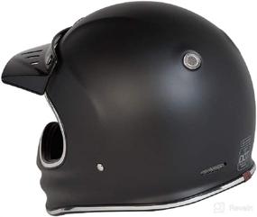 img 2 attached to 🏍️ TORC T3 Retro Classic Full-Face Motorcycle Helmet: Unisex-Adult Safety Gear for Timeless Style