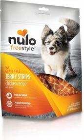 img 4 attached to Беззерновые лакомства Nulo Freestyle Premium Jerky Strips для собак с высоким содержанием белка и пробиотиком BC30 для улучшения пищеварения и иммунитета