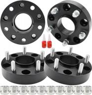 richeer 4 pcs hub centric 5x5.5 wheel spacers for 2012-2018 ram 1500, 1.5 inch 5x139.7mm wheel spacers with studs m14x1.5 center bore 77.8mm логотип