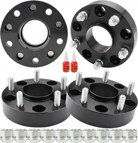 img 4 attached to Richeer 4 PCS Hub Centric 5X5.5 Wheel Spacers For 2012-2018 Ram 1500, 1.5 Inch 5X139.7Mm Wheel Spacers With Studs M14X1.5 Center Bore 77.8Mm