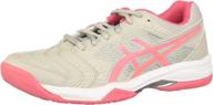 asics gel dedicate women's tennis shoes - 🎾 stylish and functional athletic footwear in silver for women logo