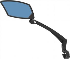 img 4 attached to 2022 BriskMore Handlebar Bicycle Mirror: Adjustable & Rotatable Rearview Mirror With Scratch-Resistant Glass Lens For Left Or Right Side Safety
