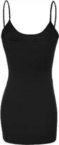 img 2 attached to Emmalise Women'S Casual Long Camisole Top W/ Adjustable Straps - Perfect For Layering!