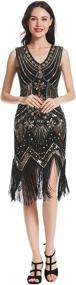 img 3 attached to 👗 Stunning MS STYLE Flapper Dresses: Chic Fringed Women's Clothing - Dresses