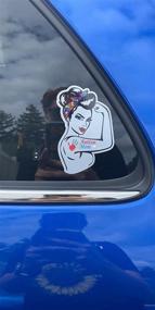 img 2 attached to 🧩 Autism Mom Sticker Set - 2pcs Car Bumper Decals, Proud Autistic Mama, 4 inches - Autism Car Sticker for Car, Truck, Laptop, Window