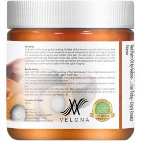 img 2 attached to Organic Red Palm Oil 4 Oz Cold Pressed Food And Cosmetic Grade In Jar - Extra Virgin For Skincare And Haircare Use - USDA Certified - Get Results Today!