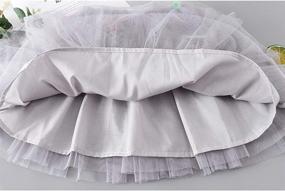 img 2 attached to 👸 Girls' Clothing: Little Princess Dancing Ballerina Skirts & Skorts