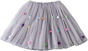 img 4 attached to 👸 Girls' Clothing: Little Princess Dancing Ballerina Skirts & Skorts