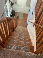 img 1 attached to Stylish & Safe: Sussexhome Carpet Stair Treads For Wooden Steps - 4-Pack Of Self-Adhesive, Pet & Kid-Friendly Indoor Treads To Prevent Slipping review by Sean Santhanam