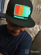 img 1 attached to Sound Activated LED Baseball Hat Flashing DJ Snapback For Men And Women - Rave Light Up review by Mike Betzing