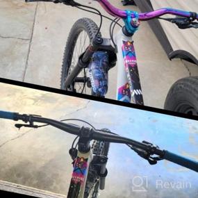img 5 attached to Corki Cycles Topo Mid Rise MTB Riser Handlebar - Lightweight Aluminum Alloy, Wide 780Mm Width, 50Mm Rise - Perfect For Mountain Biking - Stylish Purple Design